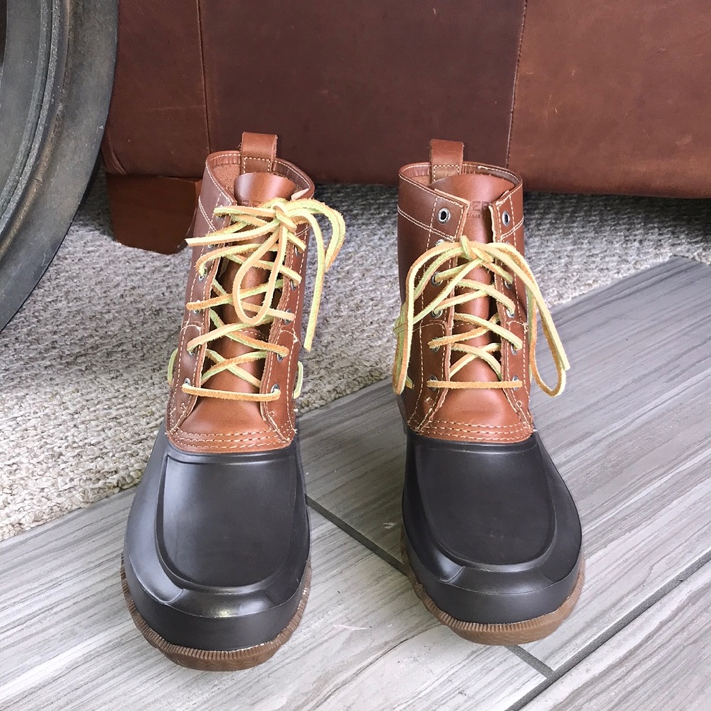 Sperry leather boots